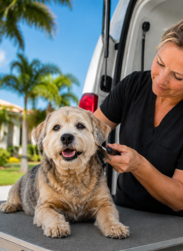 my bff senior dog mobile groomer ft myers cape coral florida